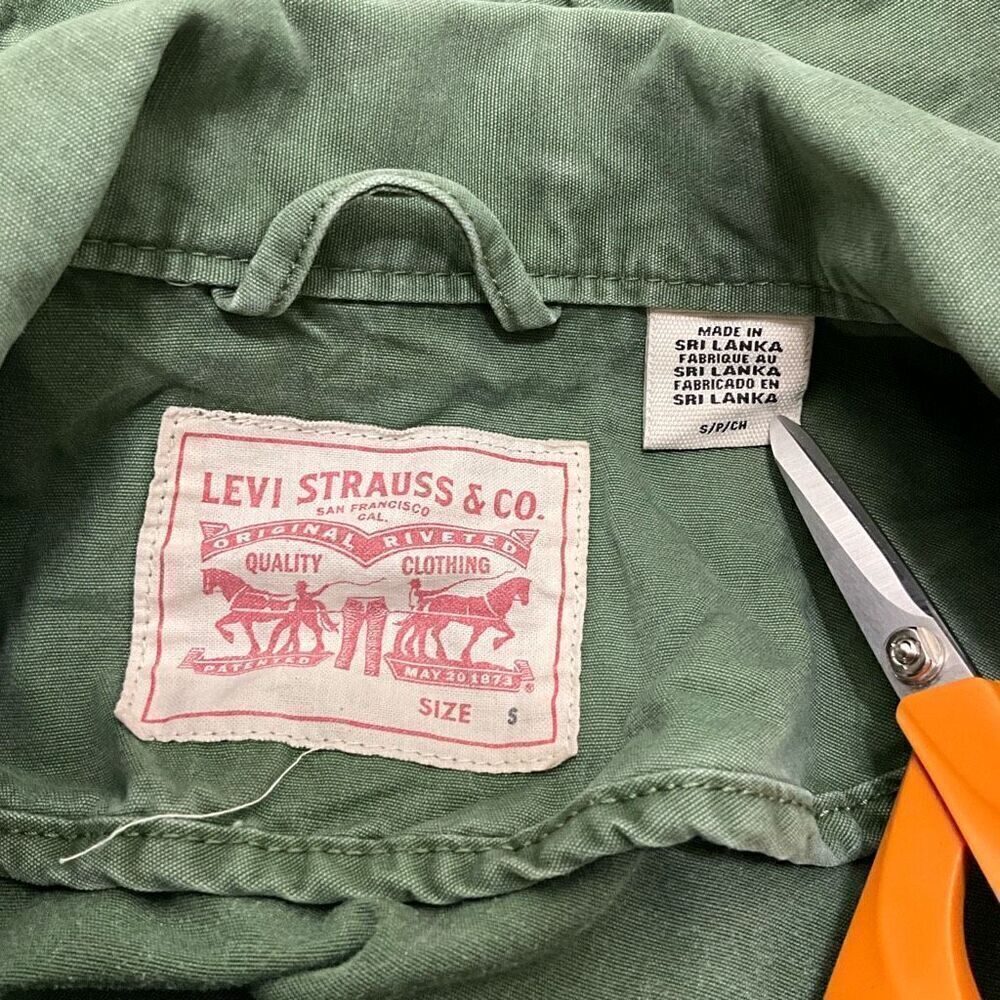 LEVI’S Green Canvas Jacket - Picture 4 of 5